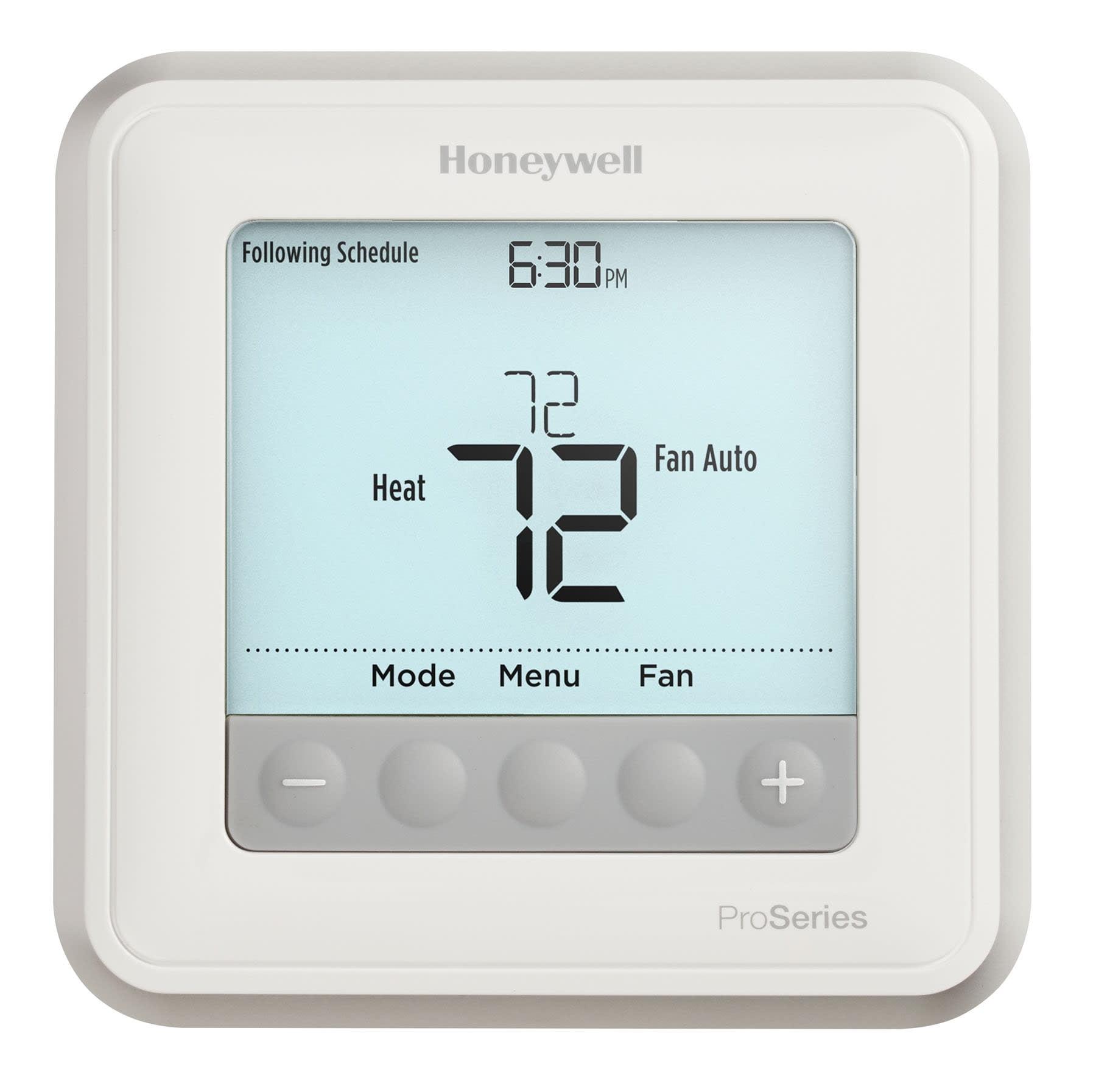 White Programmable Smart Thermostat with WiFi and Cover