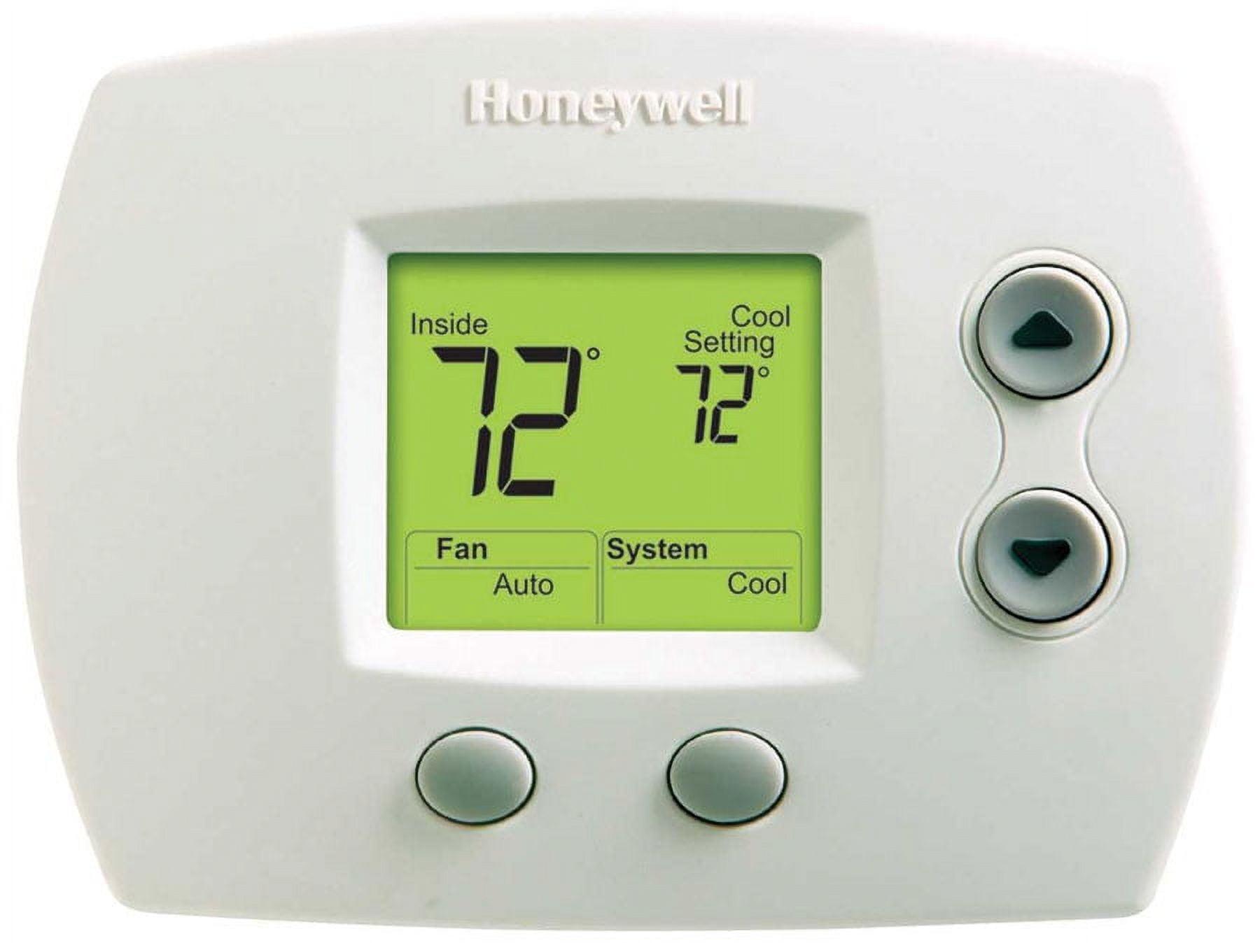 Premier White Digital Programmable Thermostat with Backlight Display