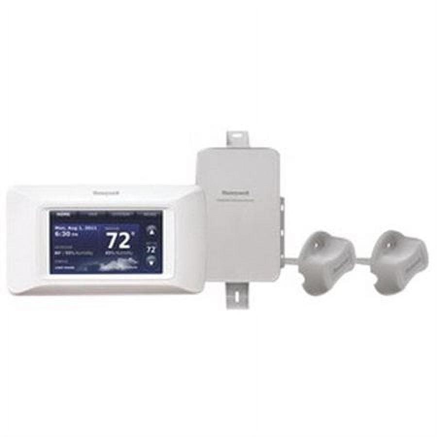 White Digital Programmable Touchscreen Thermostat Kit