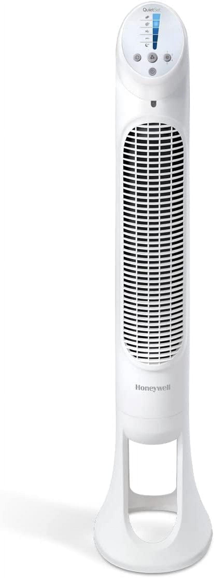 Honeywell QuietSet 5 Speed Oscillating Tower Fan White HYF260W