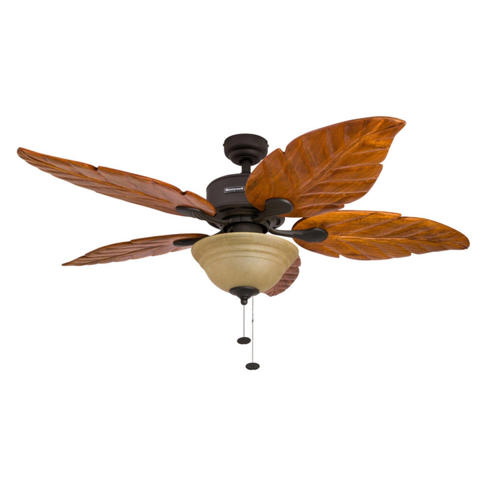 52" Royal Palm Tropical 5 Blade Ceiling Fan