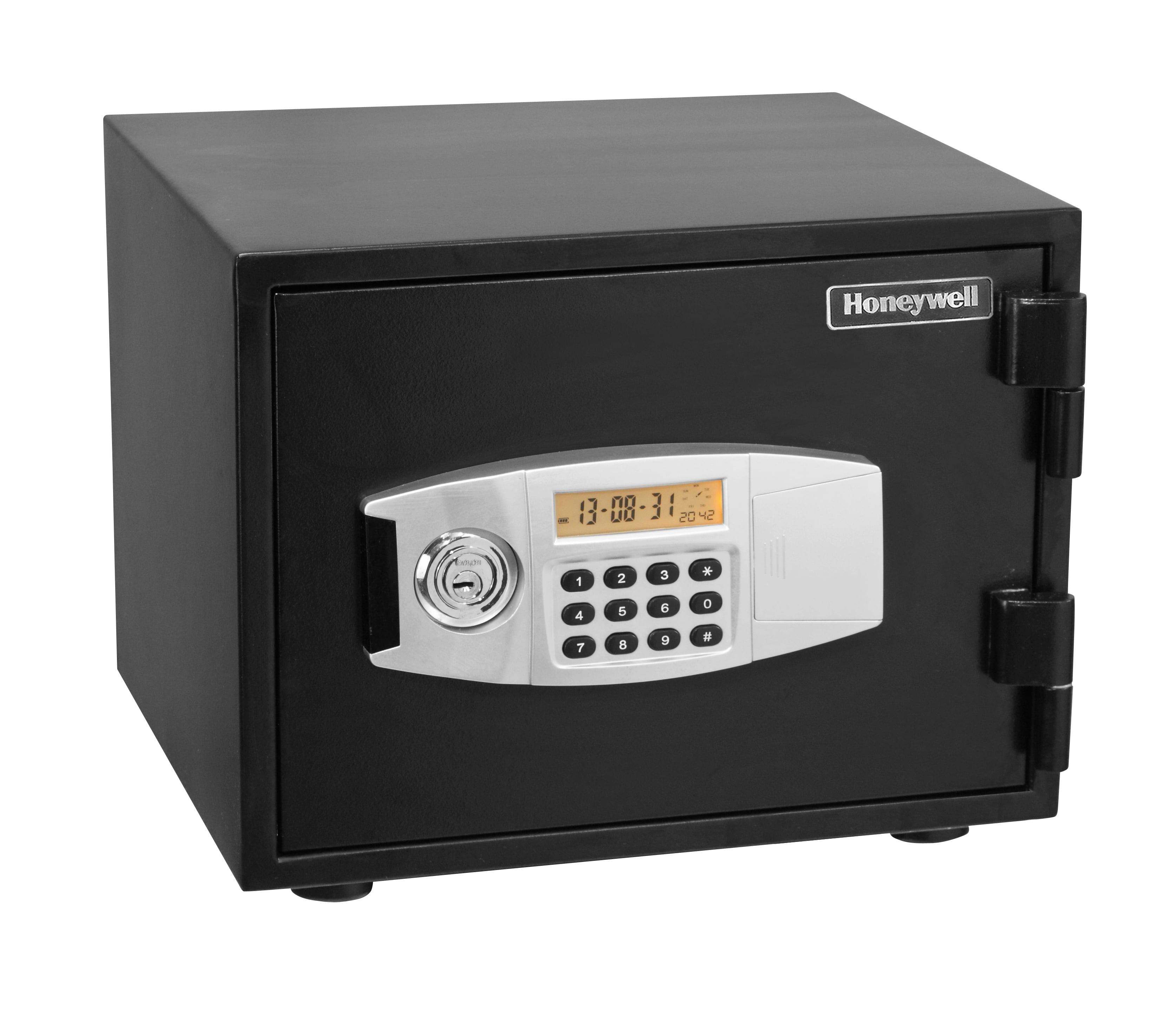 Black Steel Fireproof Digital Lock Security Safe, 0.50 Cu Ft