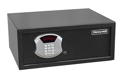 Black Medium Low Profile Steel Security Safe with Digital Lock