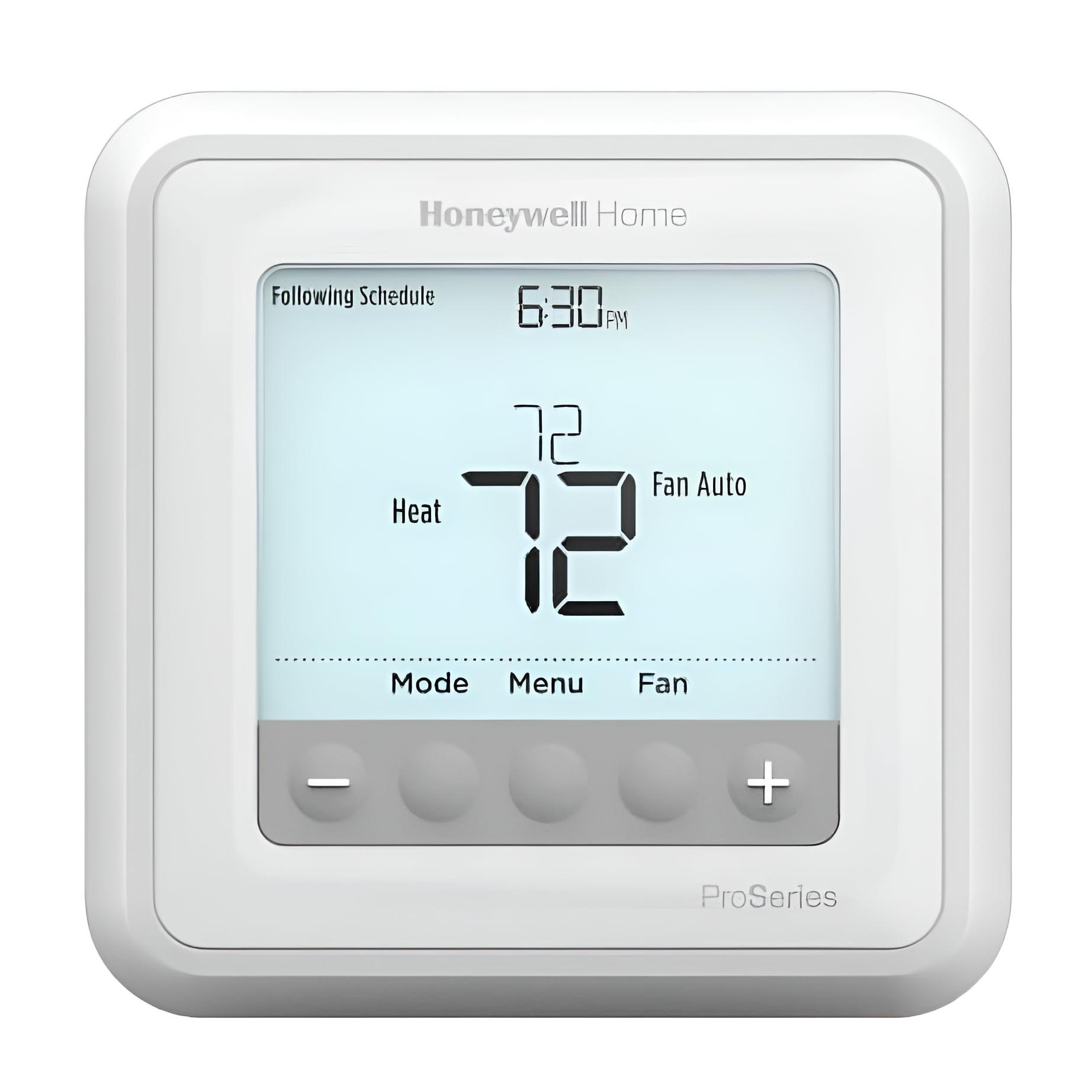 Honeywell T6 Pro White Programmable Digital Thermostat