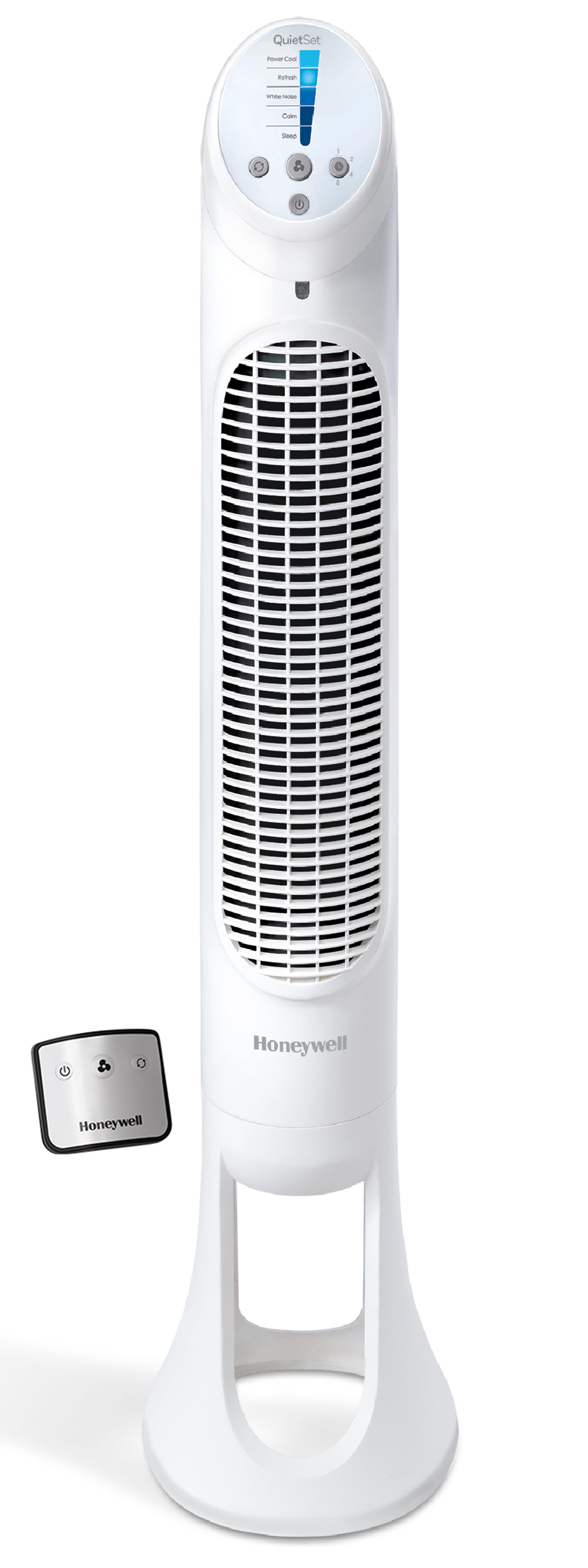 Honeywell White 40" Oscillating Tower Fan with Remote