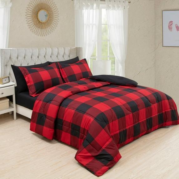 Marina Decoration Red/Black Microfiber Comforter Set & Reviews | Wayfair