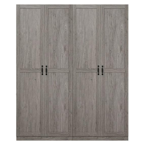 Manhattan Comfort Hopkins Armoire (Set of 2)
