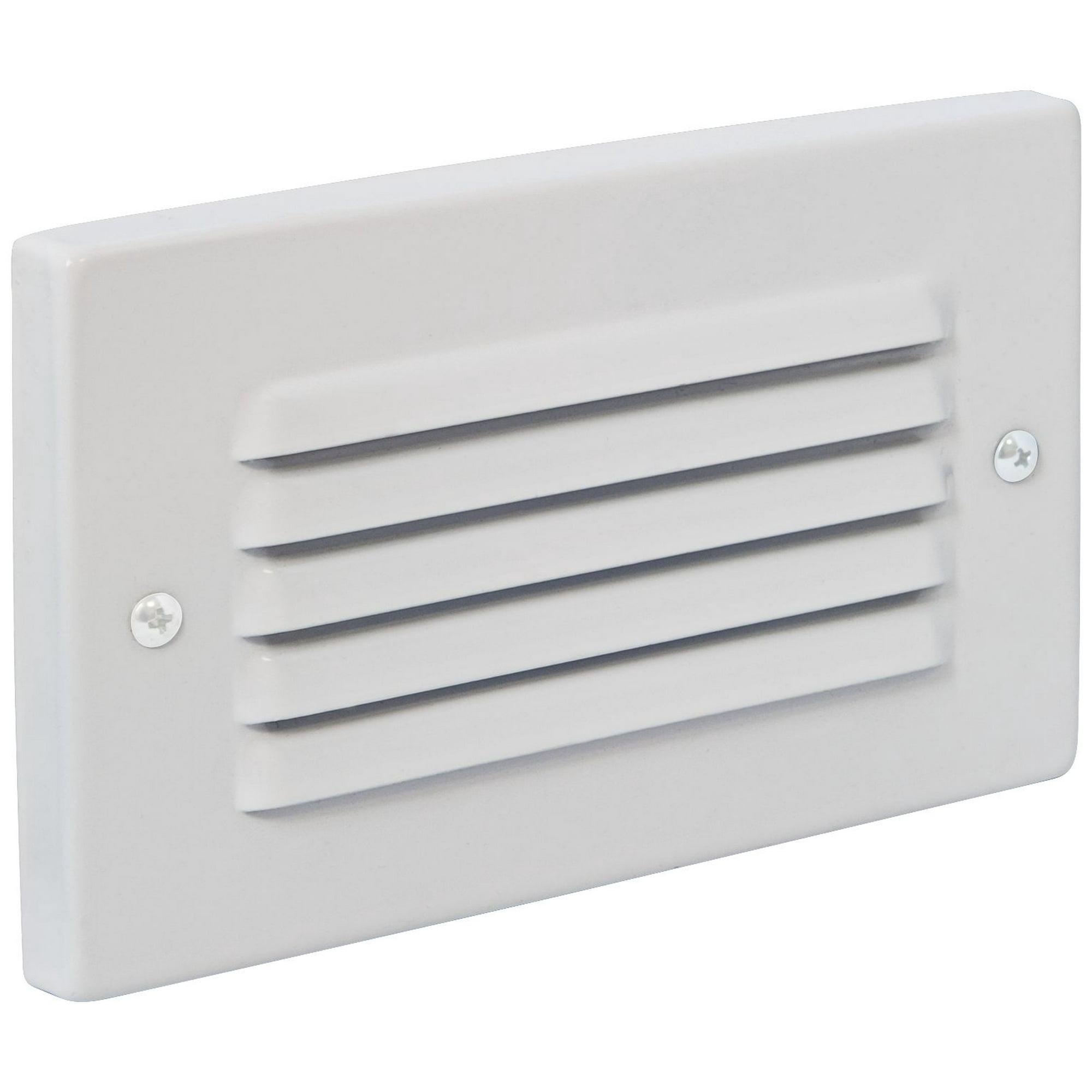 Luz de Paso LED con Persiana Blanca Horizontal para Interior/exterior