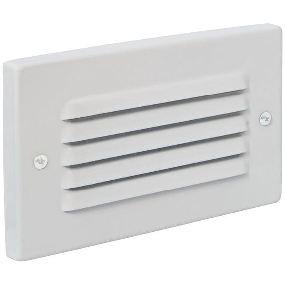 Luz de Paso LED con Persiana Blanca Horizontal para Interior/exterior