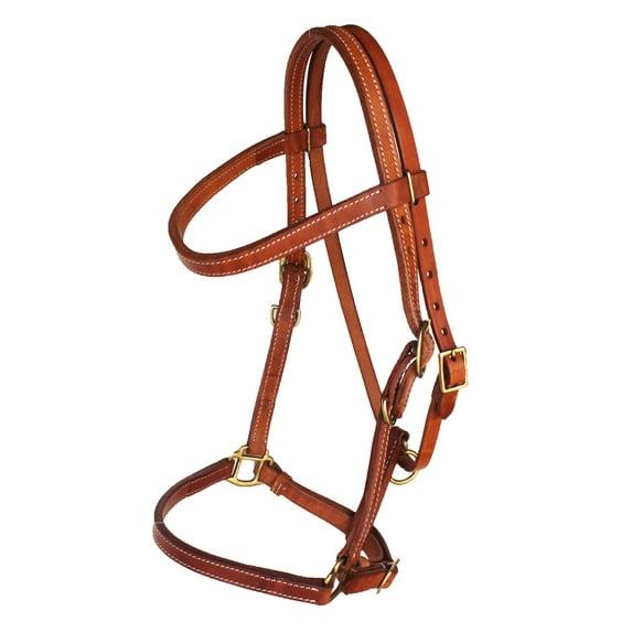 Horse Harness Leather Heavy-Duty Working Tack Bridle 975H375