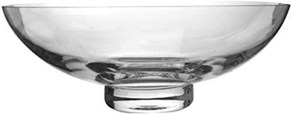 Elegant 11.8" Round Clear Glass Centerpiece Bowl