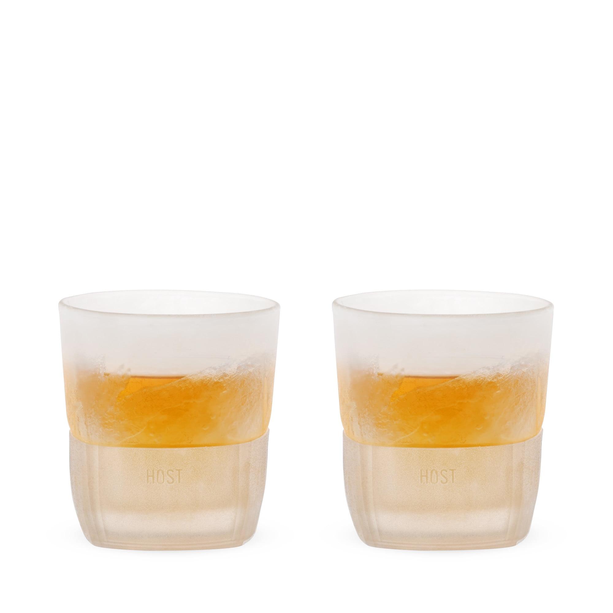 Glass Whiskey FREEZE Cooling Cup (Set of 2)