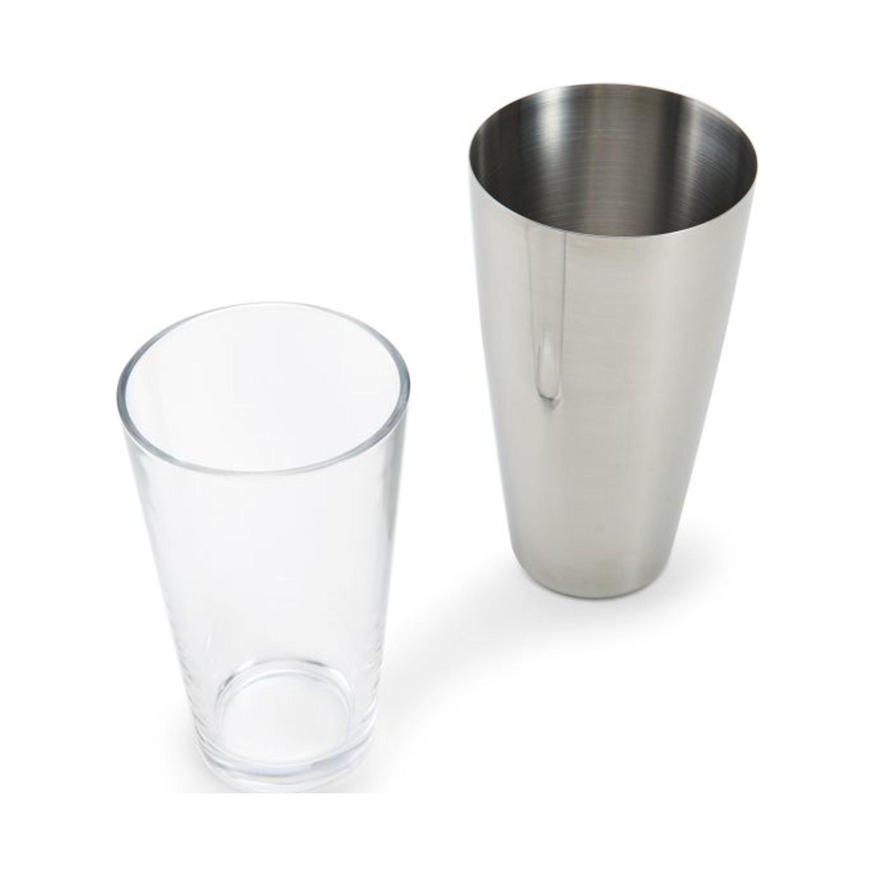 Houdini 24 Ounce Stainless Steel and Glass Cocktail Shaker