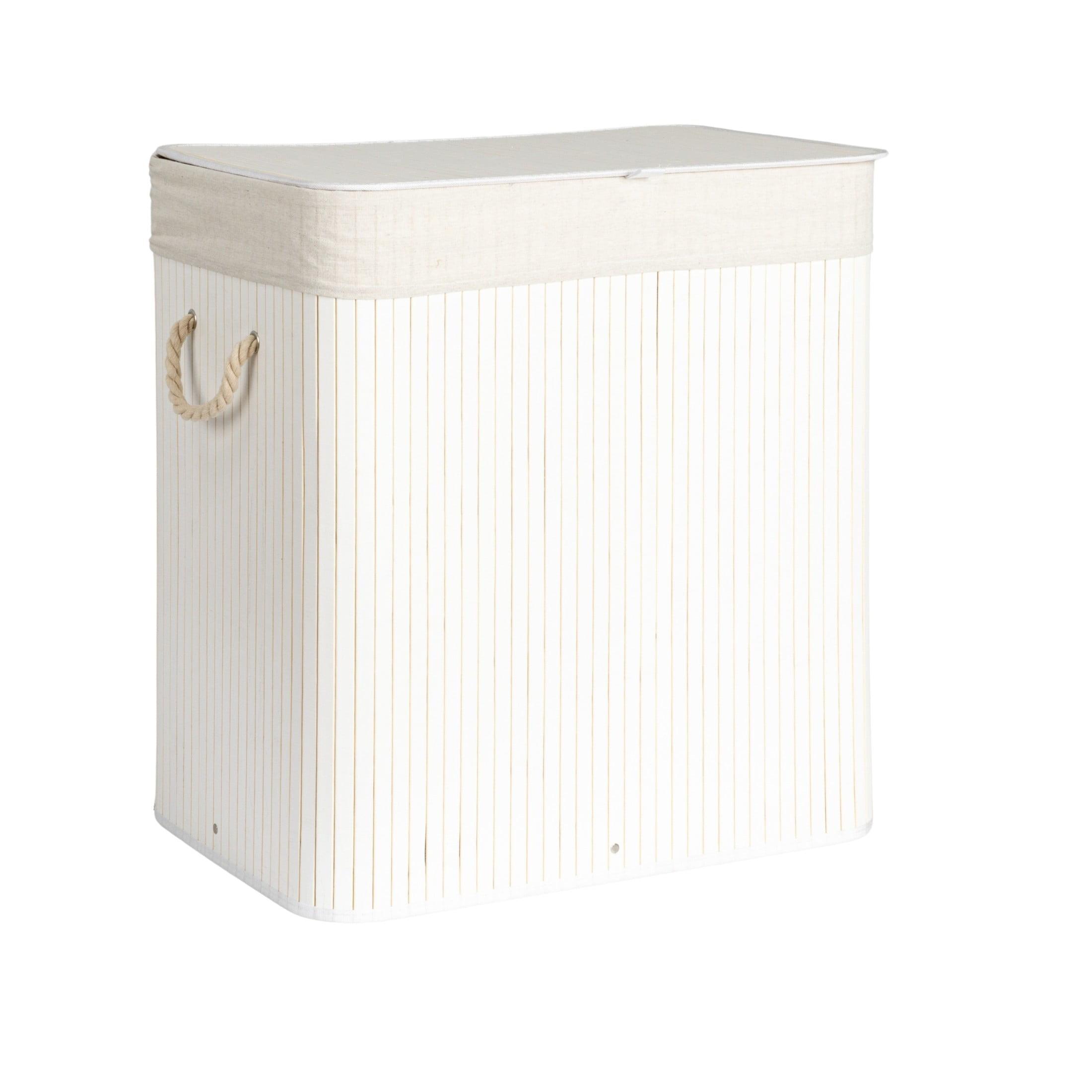 Household Essentials Grove Bamboo Laundry Hamper with Handles