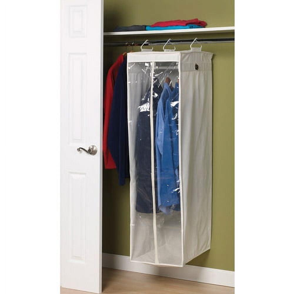 Household Essentials Hanging Closet Organizer, White