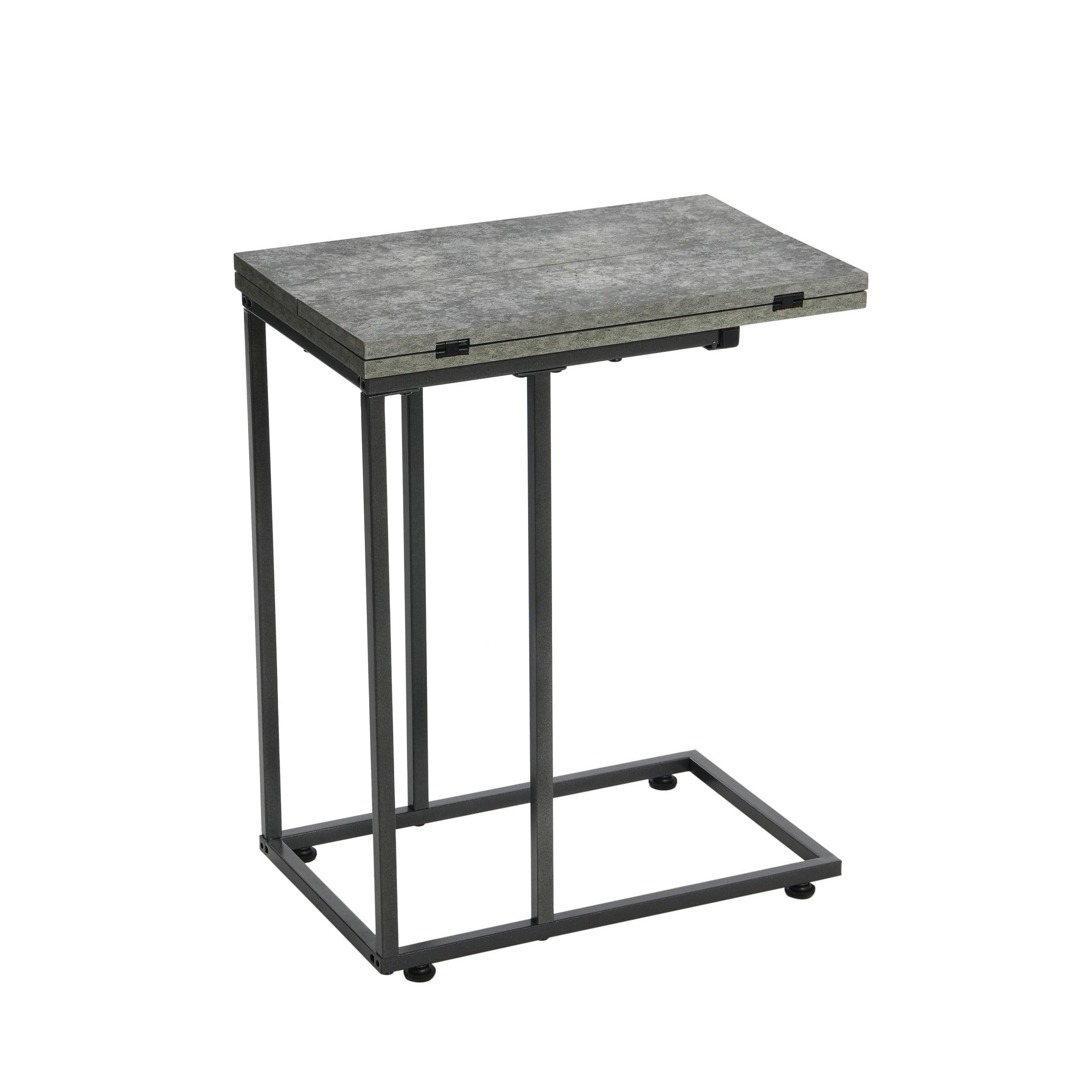 Household Essentials Jamestown Extendable C-Shaped Table