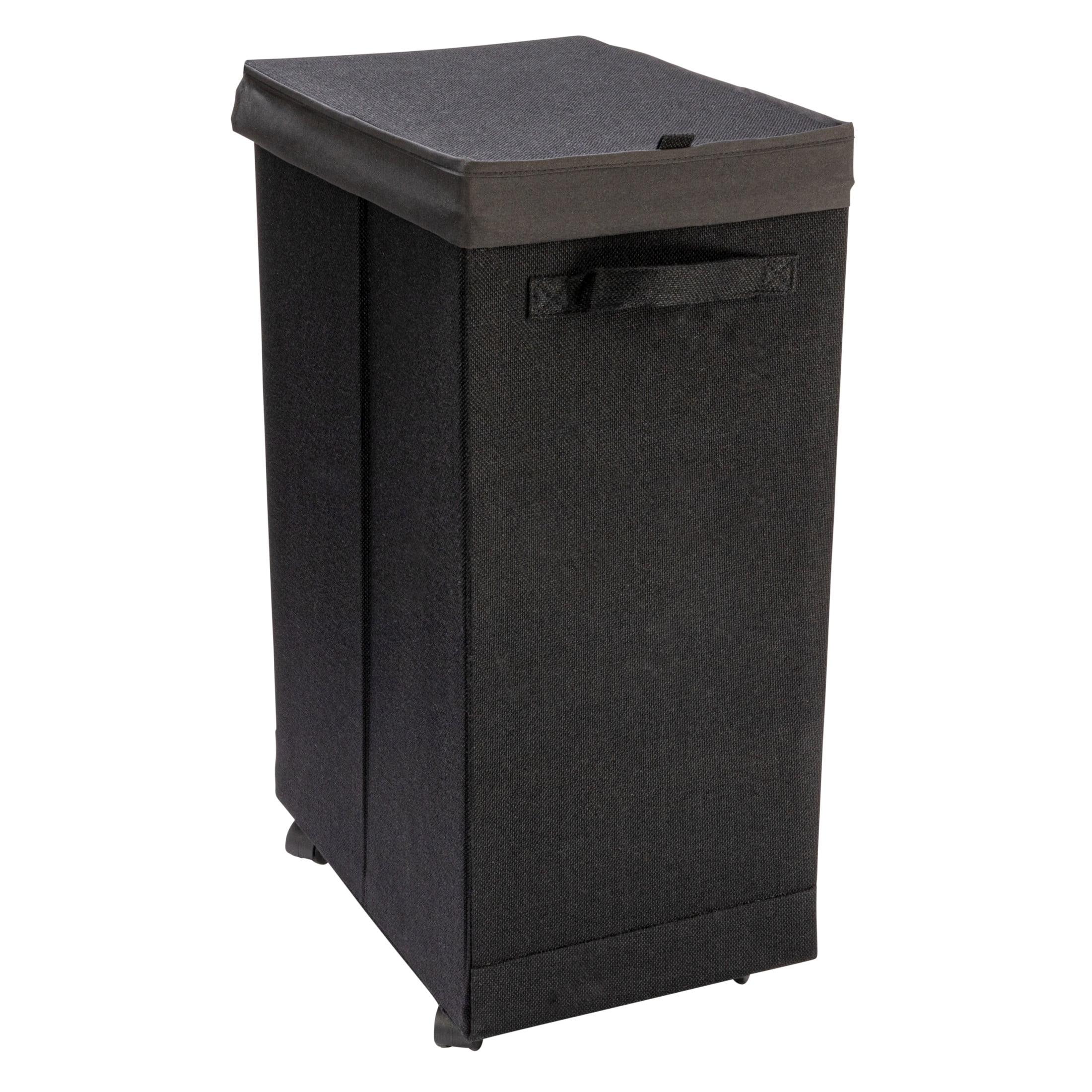 Household Essentials Rolling Laundry Hamper with Handles