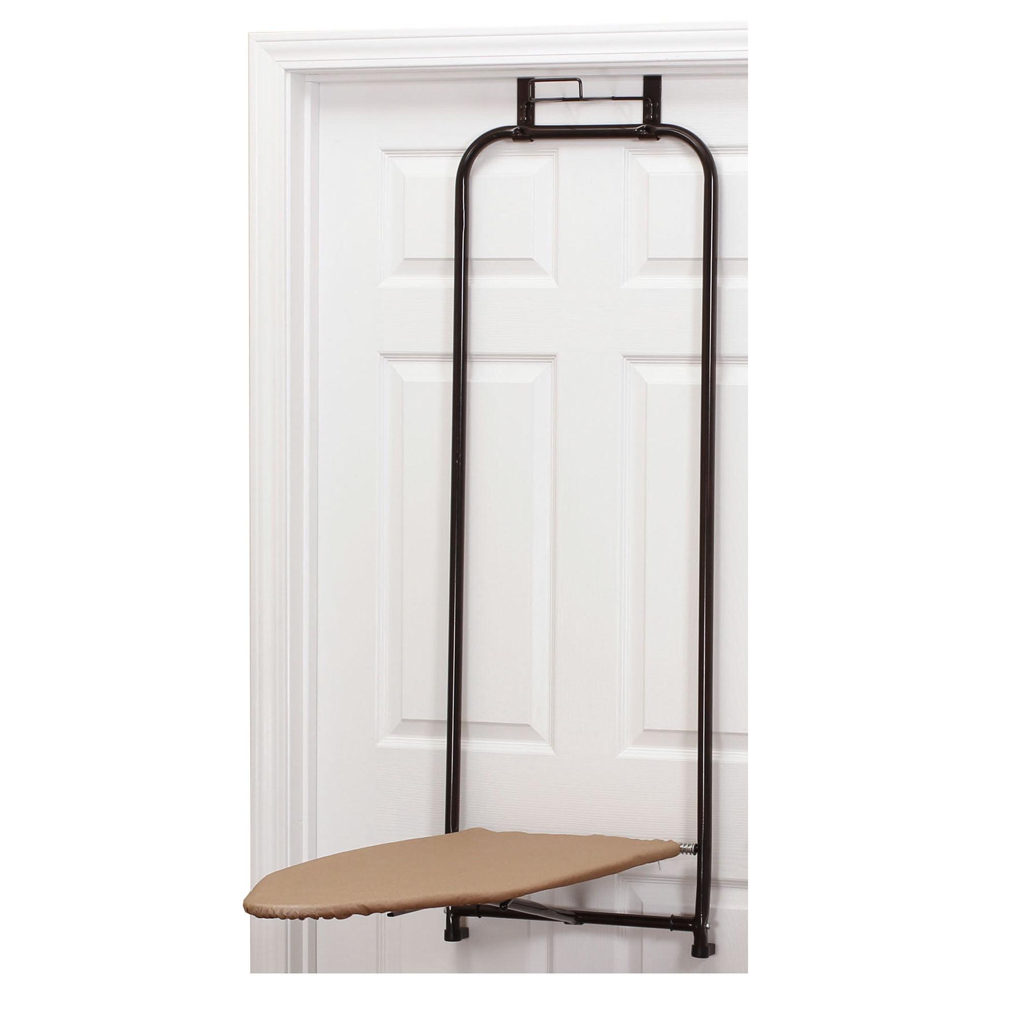 Bronze Over-the-Door Ironing Board with Iron Holder