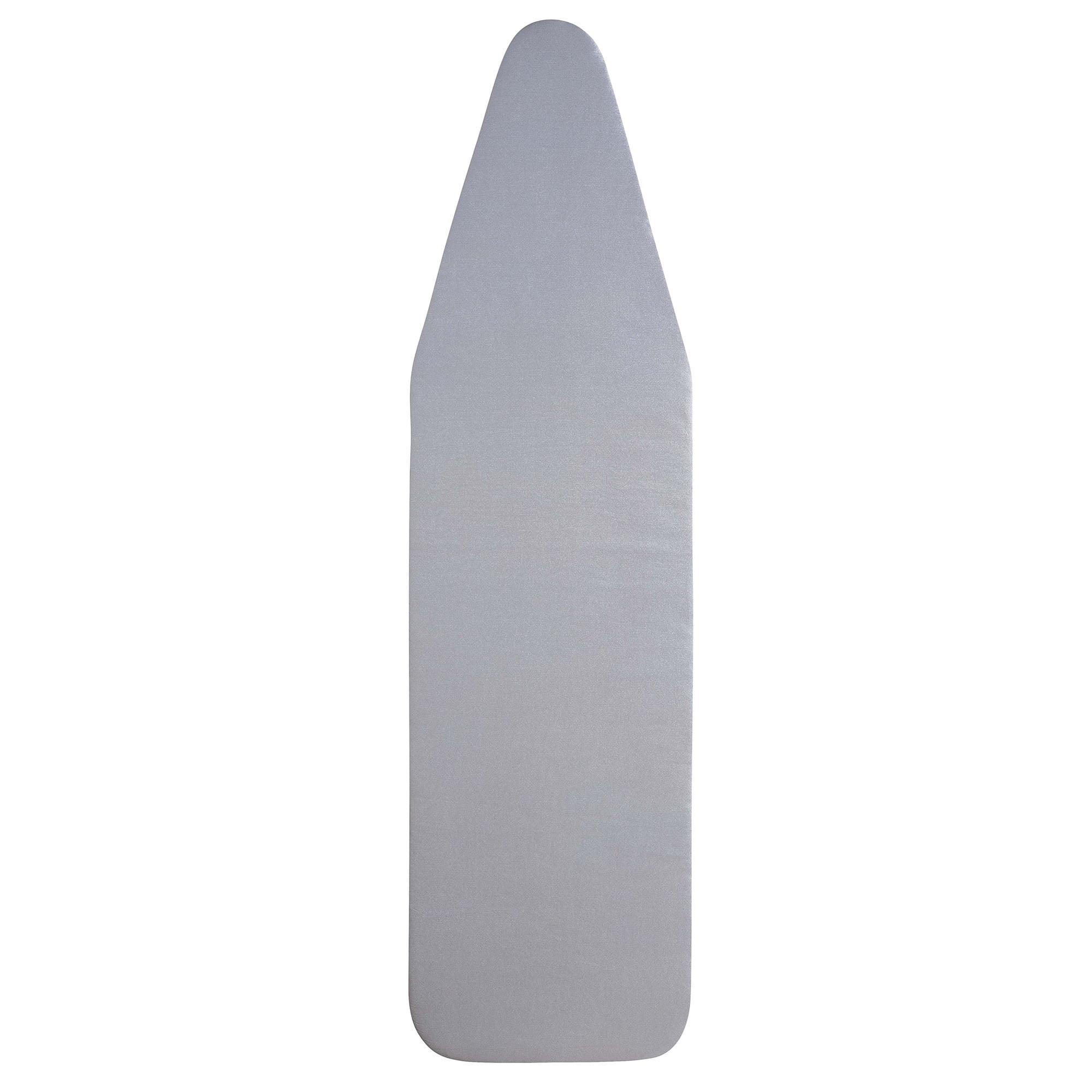Replacement Ironing Board Cover and Pad for Standard Ironing Boards, Silver Silicone Coated