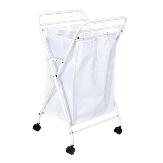 Household Essentials Rolling Laundry Hamper with Handles