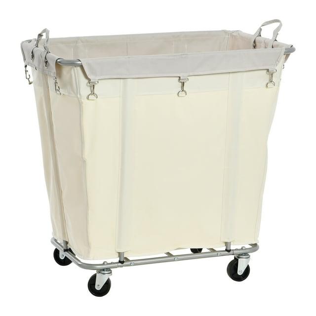 Household Essentials Rolling Laundry Hamper with Handles