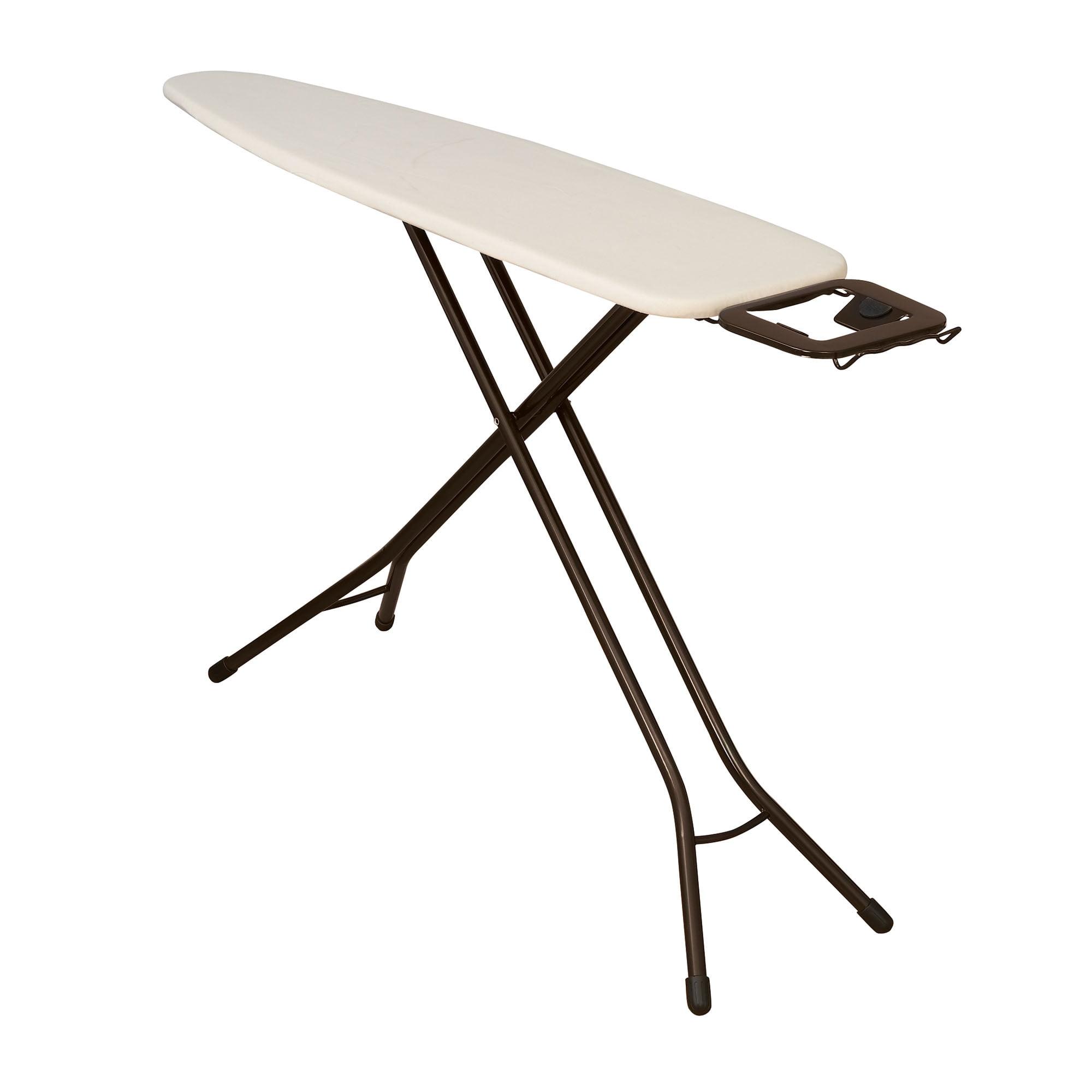 Household Essentials Ultra Ironing Board 4-Leg Cotton Cover Antique Bronze Frame