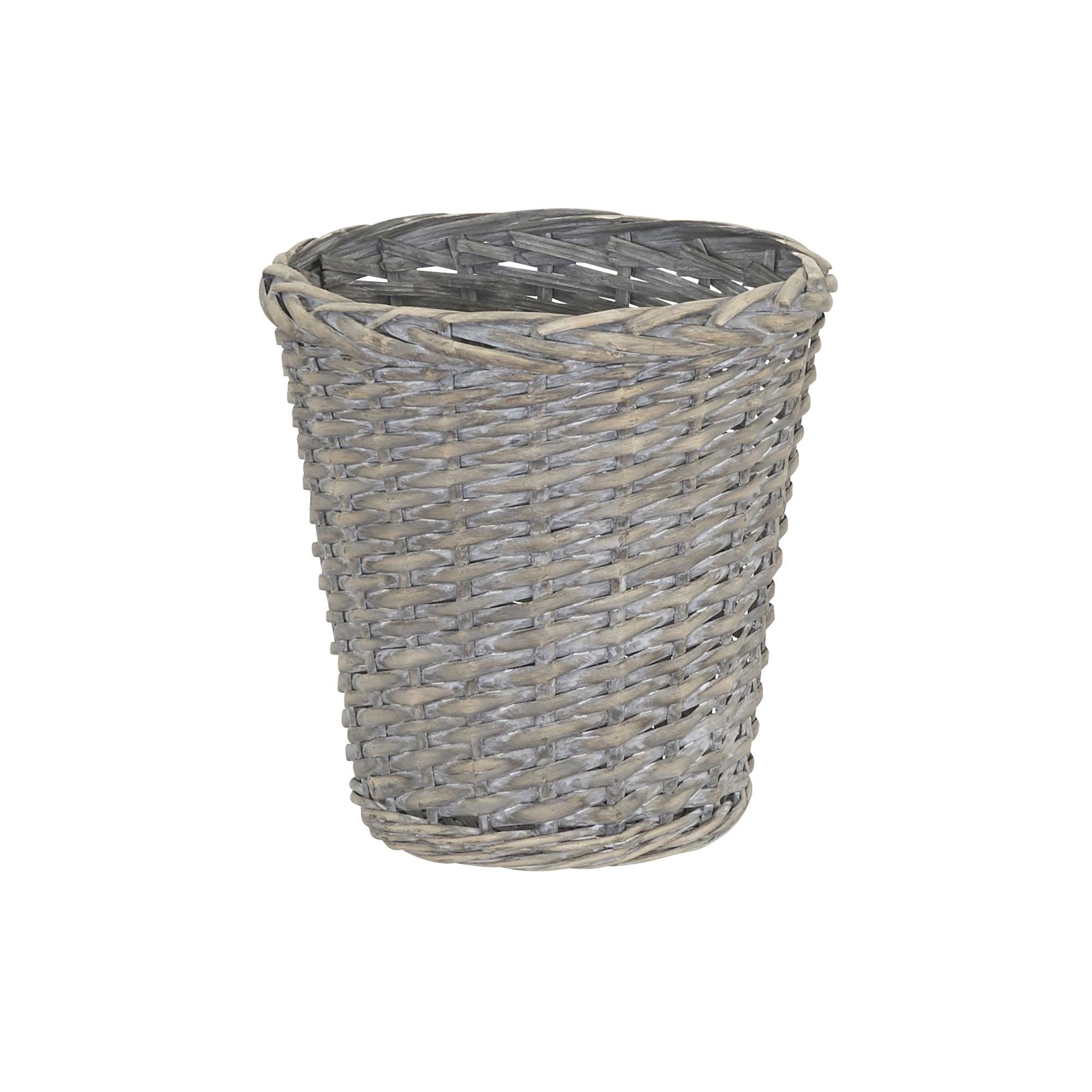 Willow Wicker Open Waste Basket