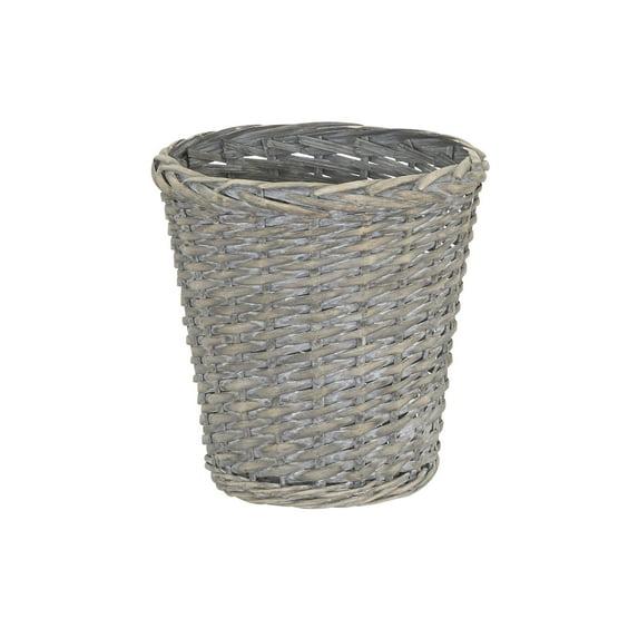 Household Essentials Willow Wicker Open Waste Basket