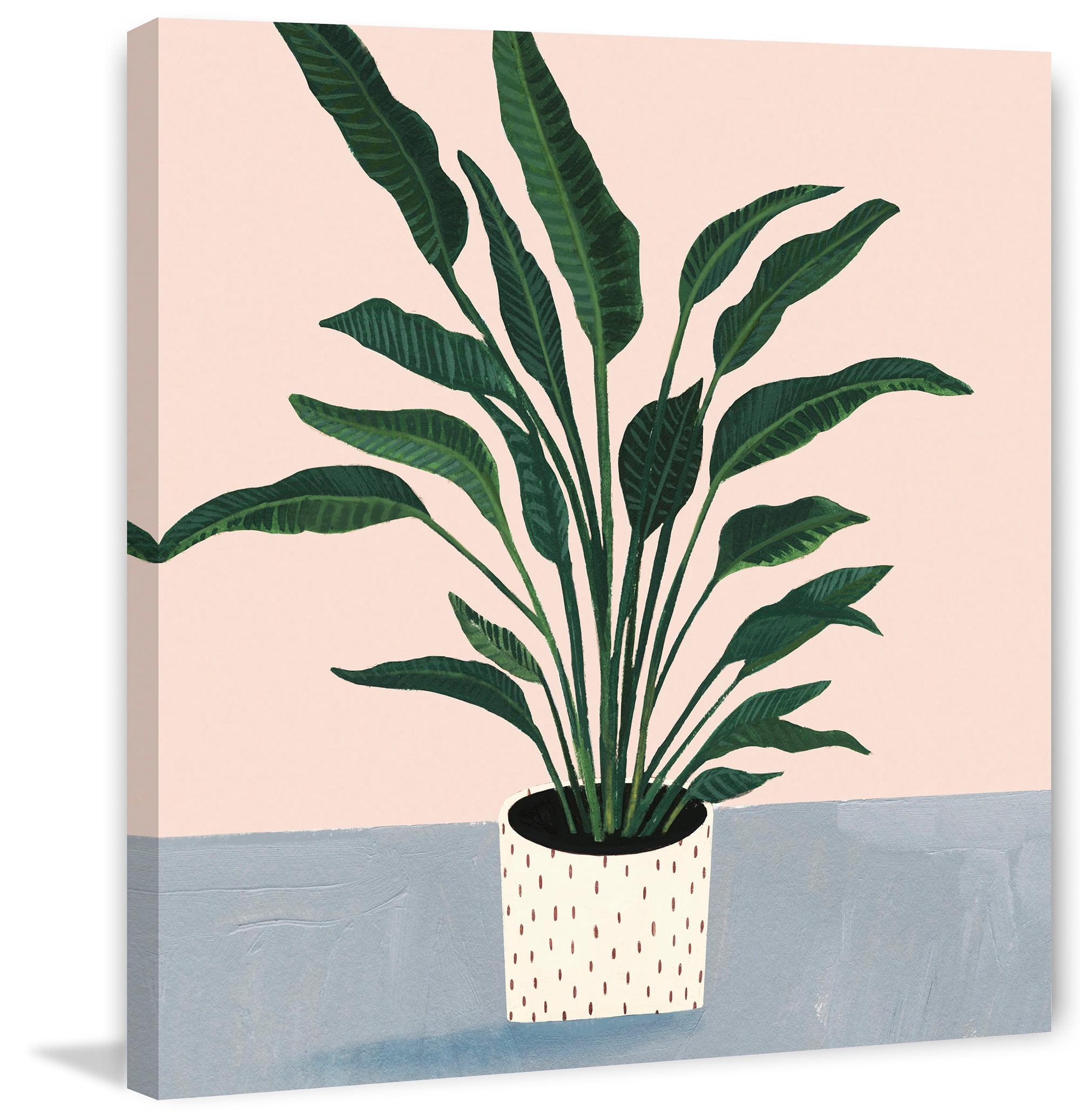 Houseplant IV Painting Print on Wrapped Canvas