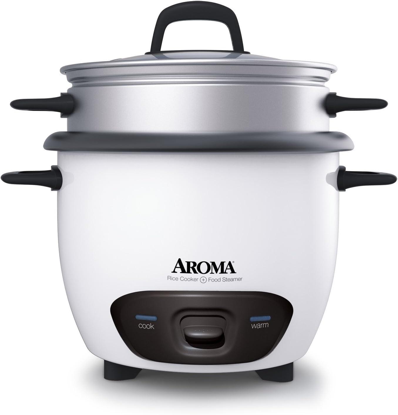 Aroma Aroma Pot Style Rice Cooker and Food Steamer Set