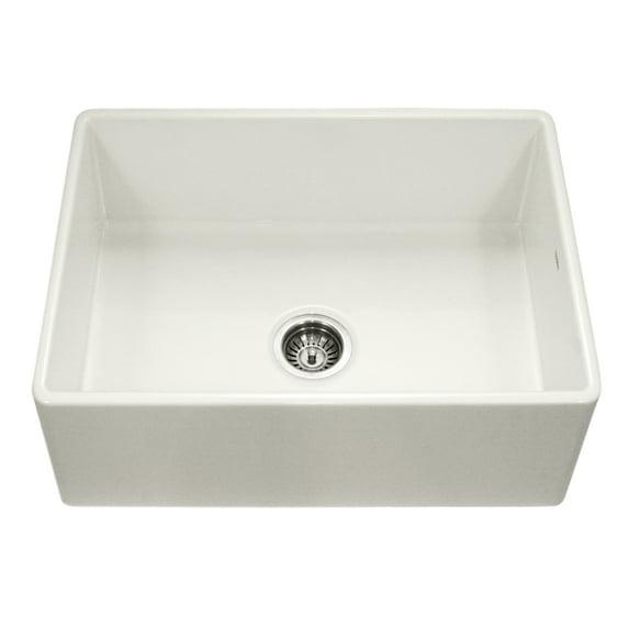 Houzer Farmhouse Apron Front 33 inch Fireclay Single Bowl Kitchen Sink
