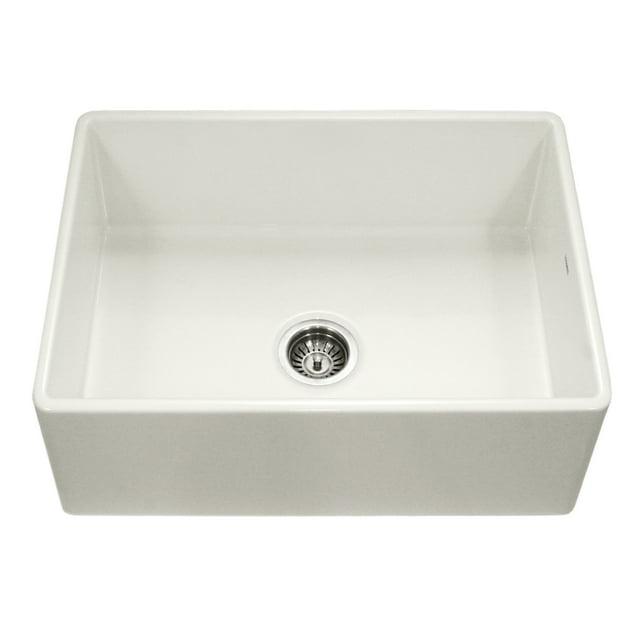 Houzer Farmhouse Apron Front 33 inch Fireclay Single Bowl Kitchen Sink