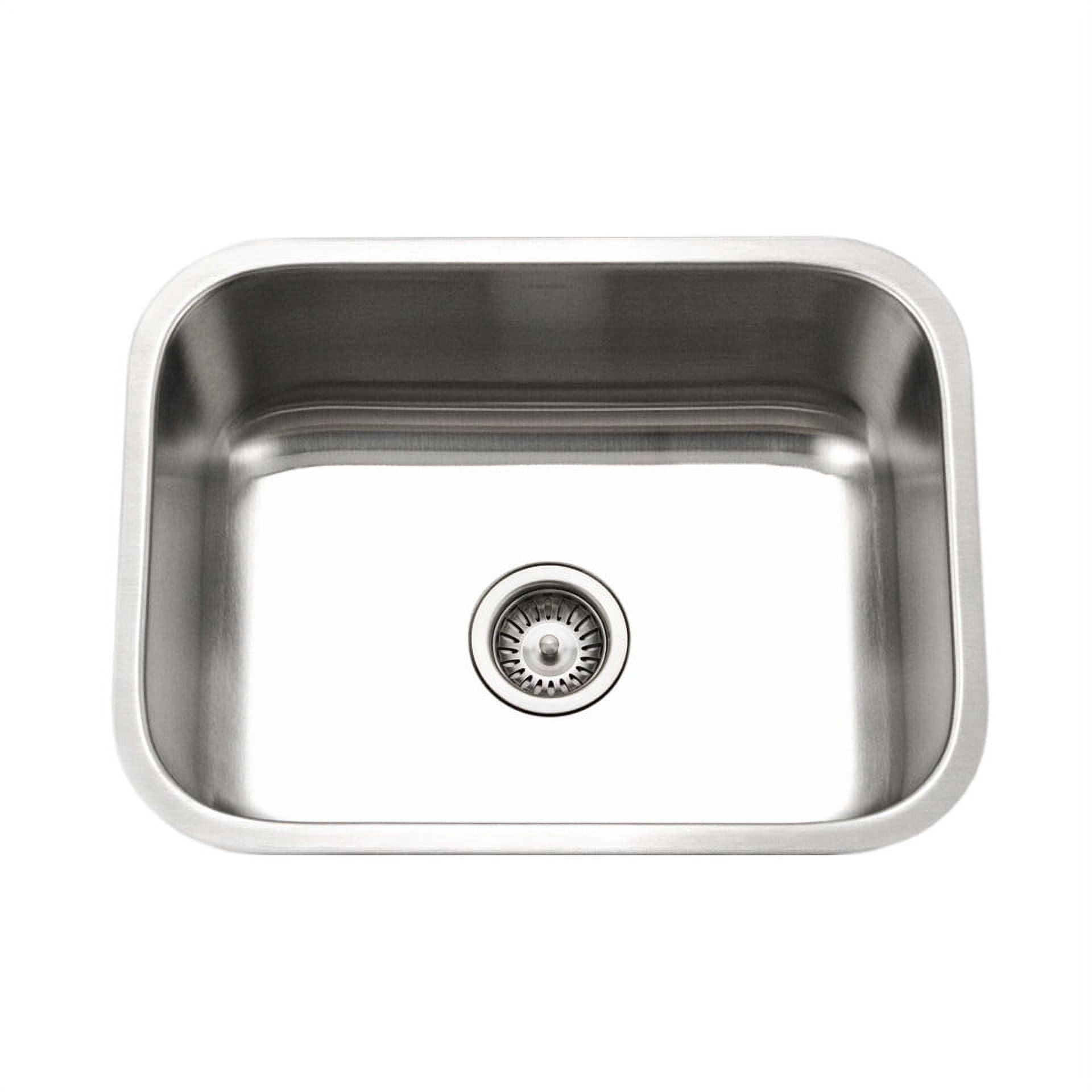 Eston 19" Stainless Steel Undermount Single Bowl Kitchen Sink