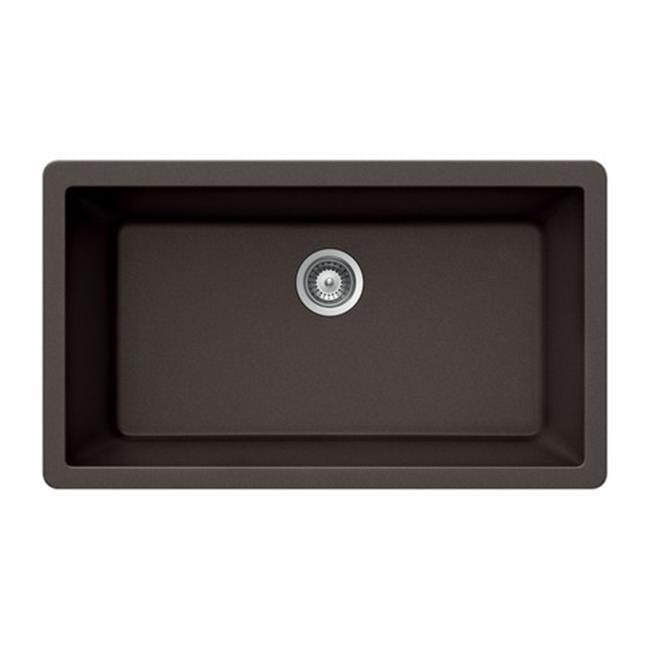 Quartztone 33'' L Undermount Single Bowl Granite Kitchen Sink