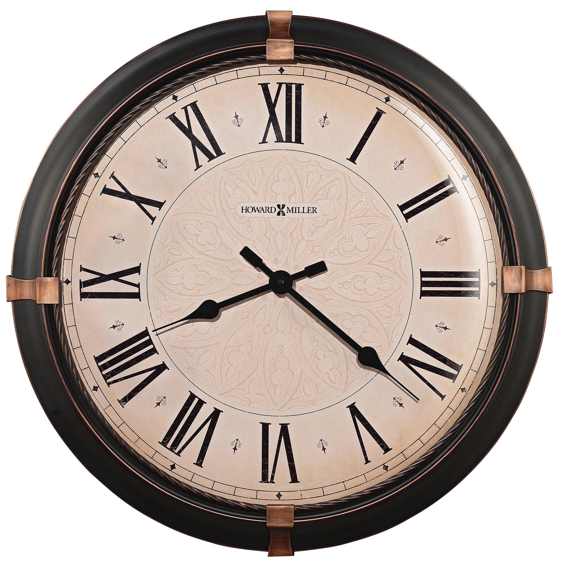 Howard Miller Atwater Wall Clock 625498 Metal