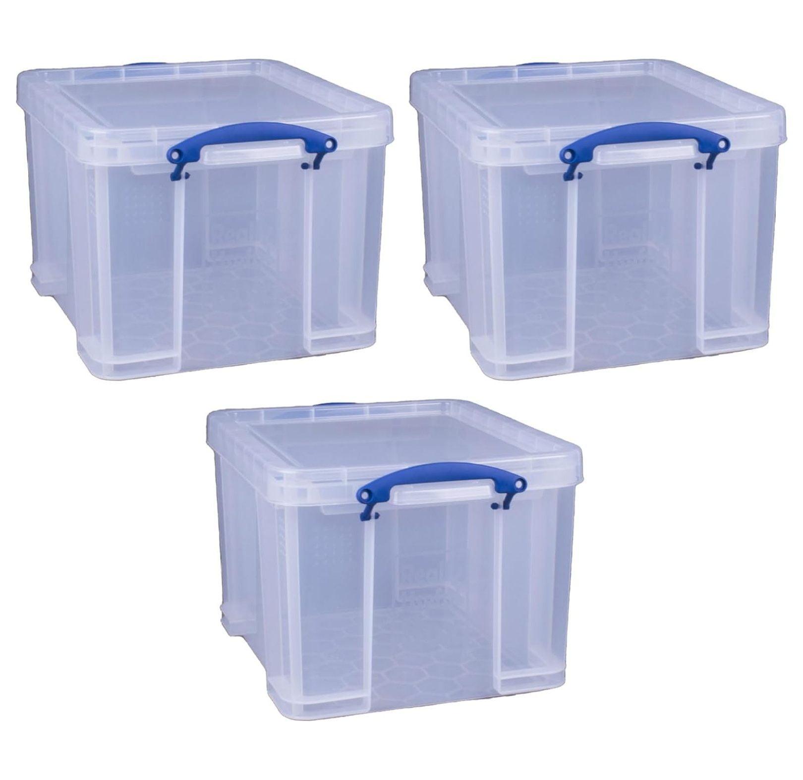 Really Useful Box 32 Liter Storage Container w/Snap Lock Handles