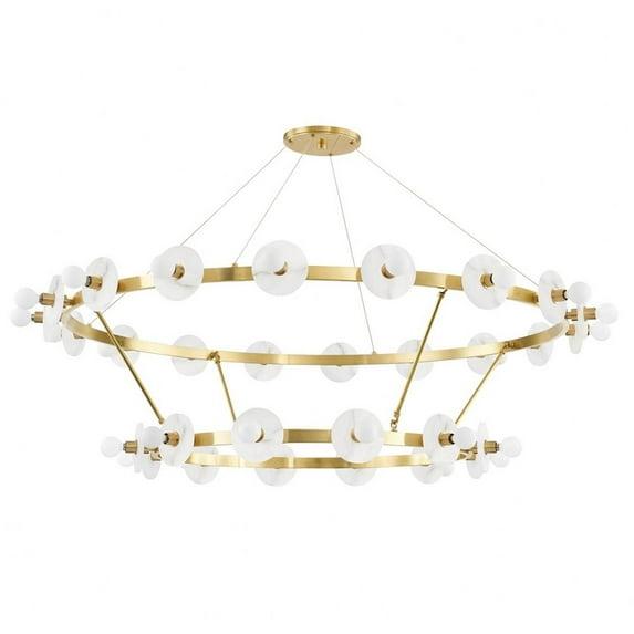 Hudson Valley Lighting 4262 Austen 30 Light 58" Wide Led Ring Chandelier - Brass
