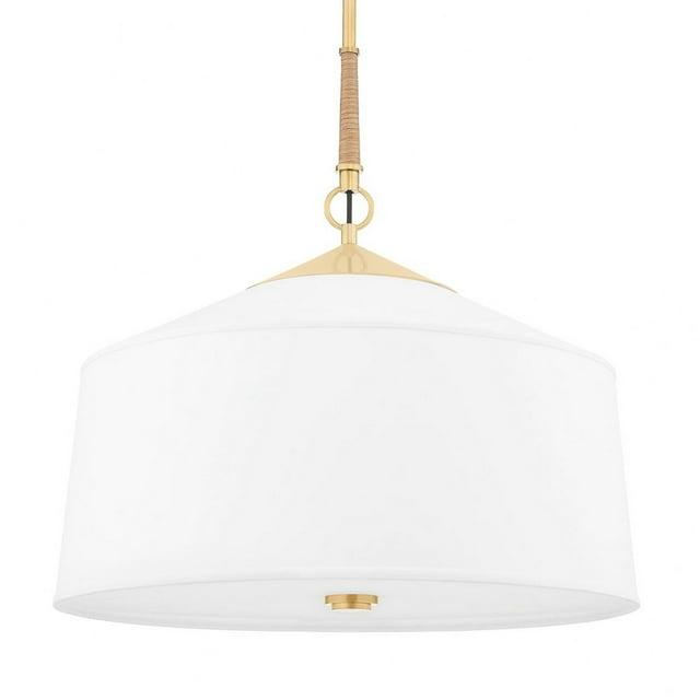 Emrys Pendant Light - White / 22.25" Dia