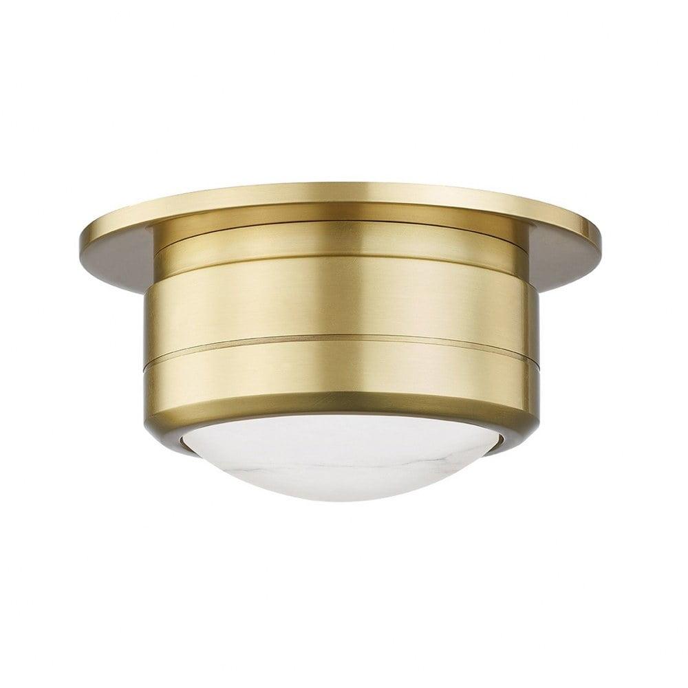 Jin Flush Mount Light - Antique Brass / Small