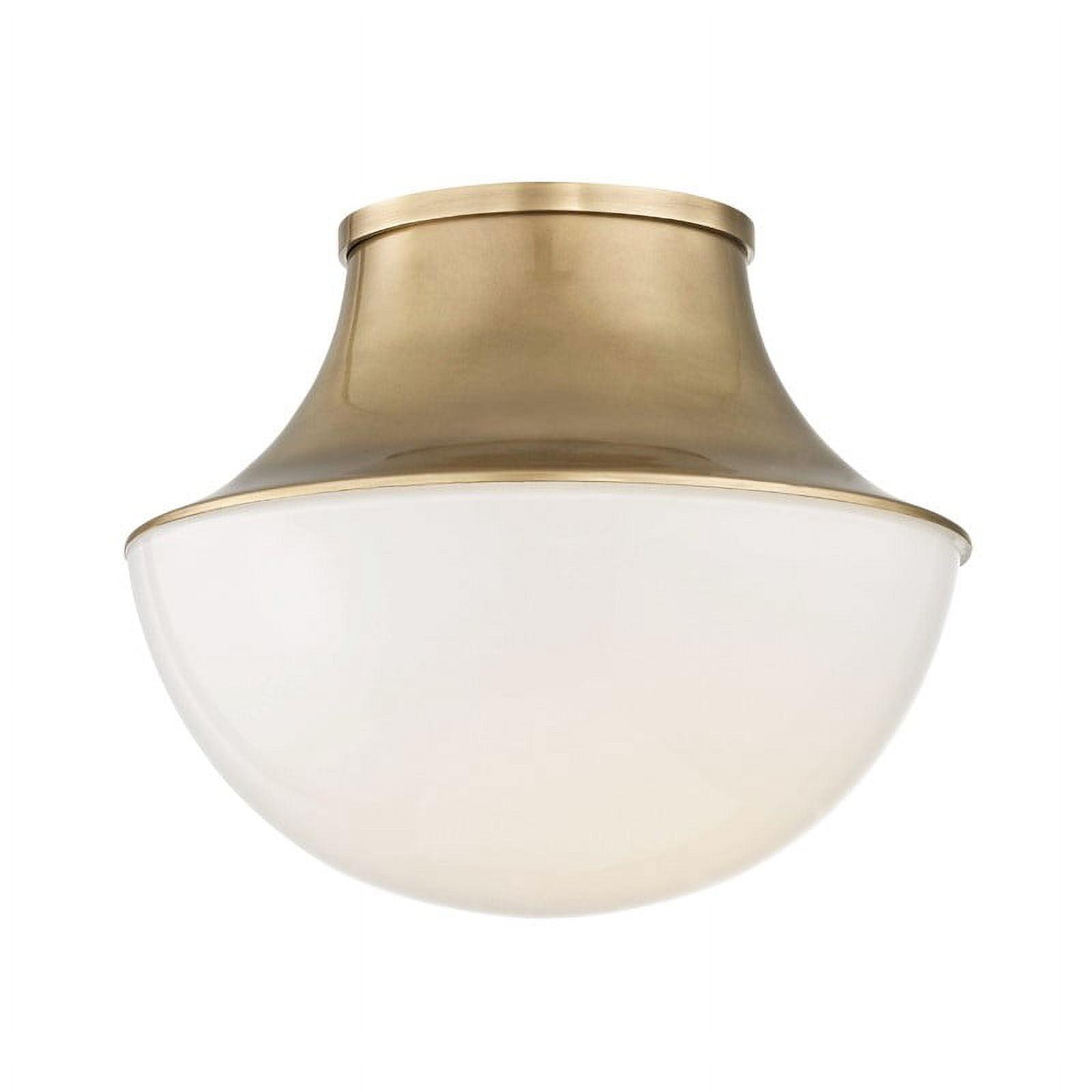 Randi Flush Mount Light - Brass