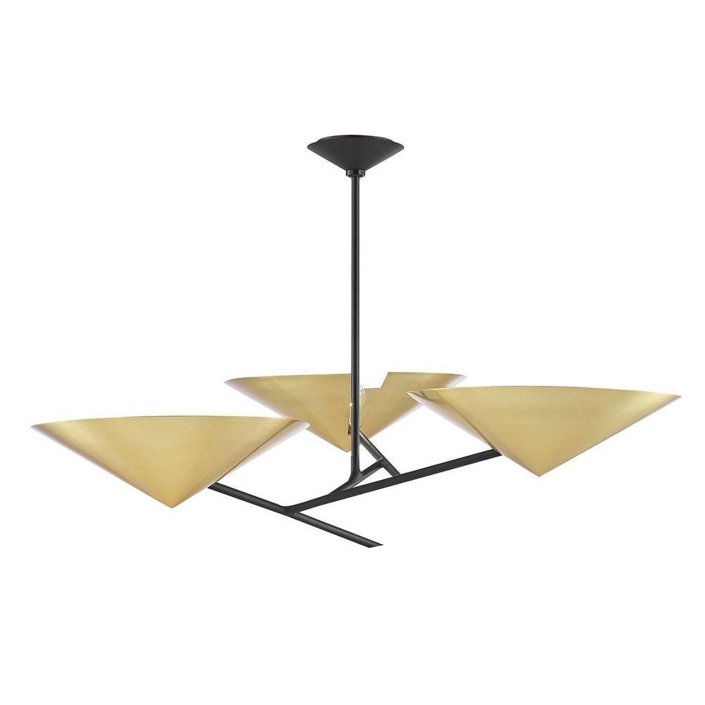 Nari Chandelier - Aged Brass / 3 Light