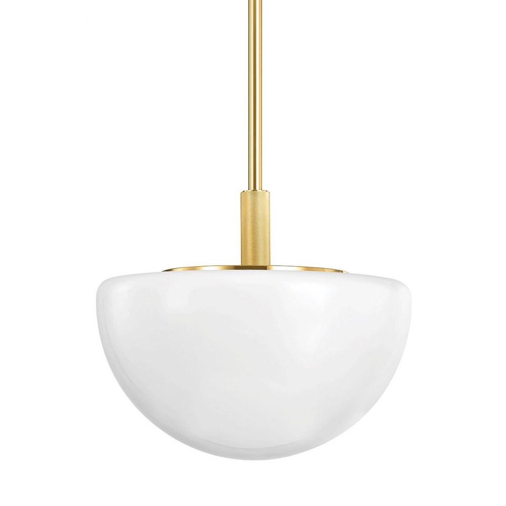 Hammond Pendant Light - 19" Dia / Aged Brass