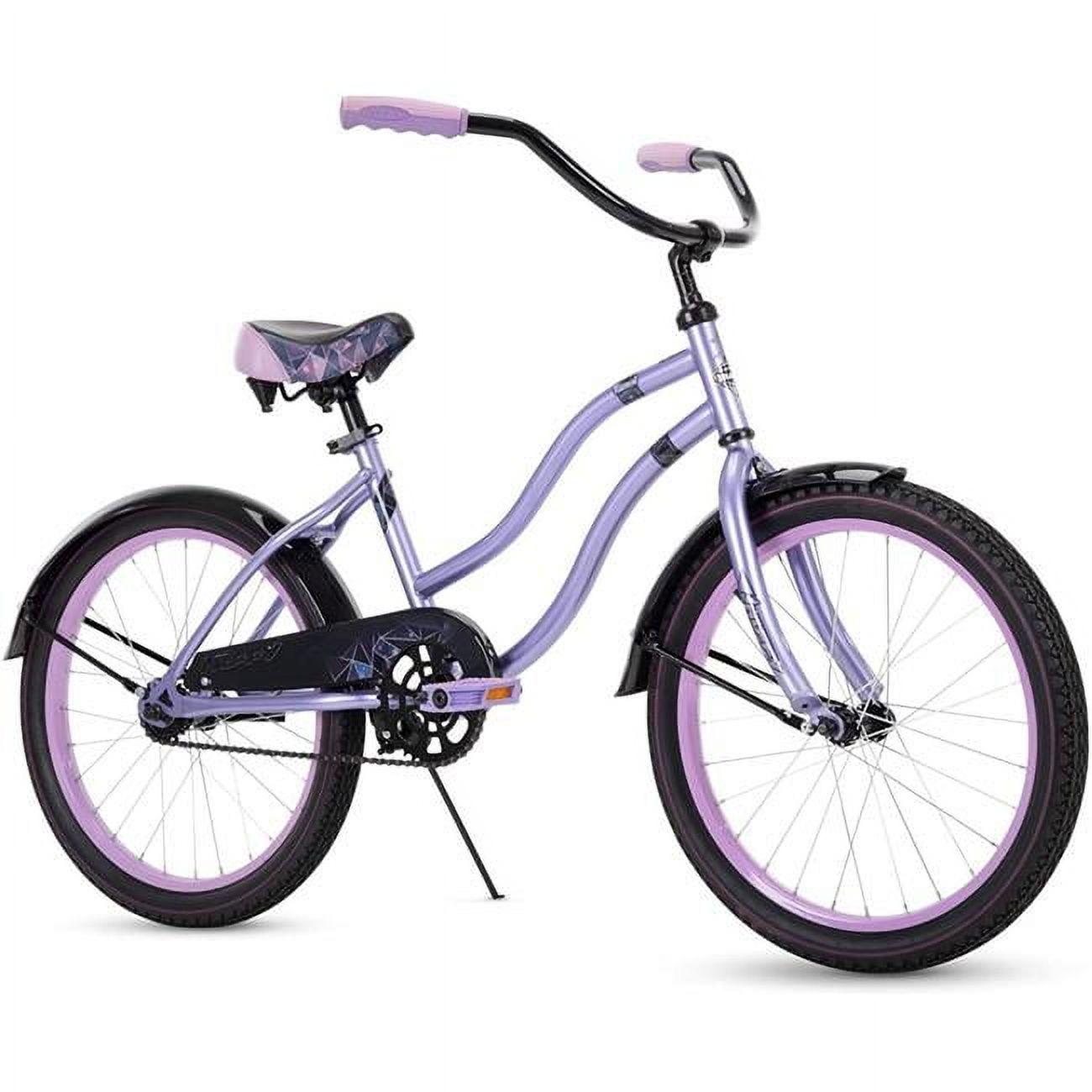 Huffy 20" Fairmont Cruiser Bike, Fits Riders 44" - 56", Lilac Purple, Kids, Girl's