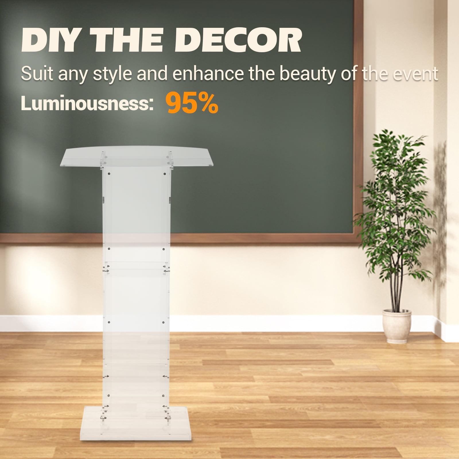 VEVOR 47.2'' Bamboo Full Podium