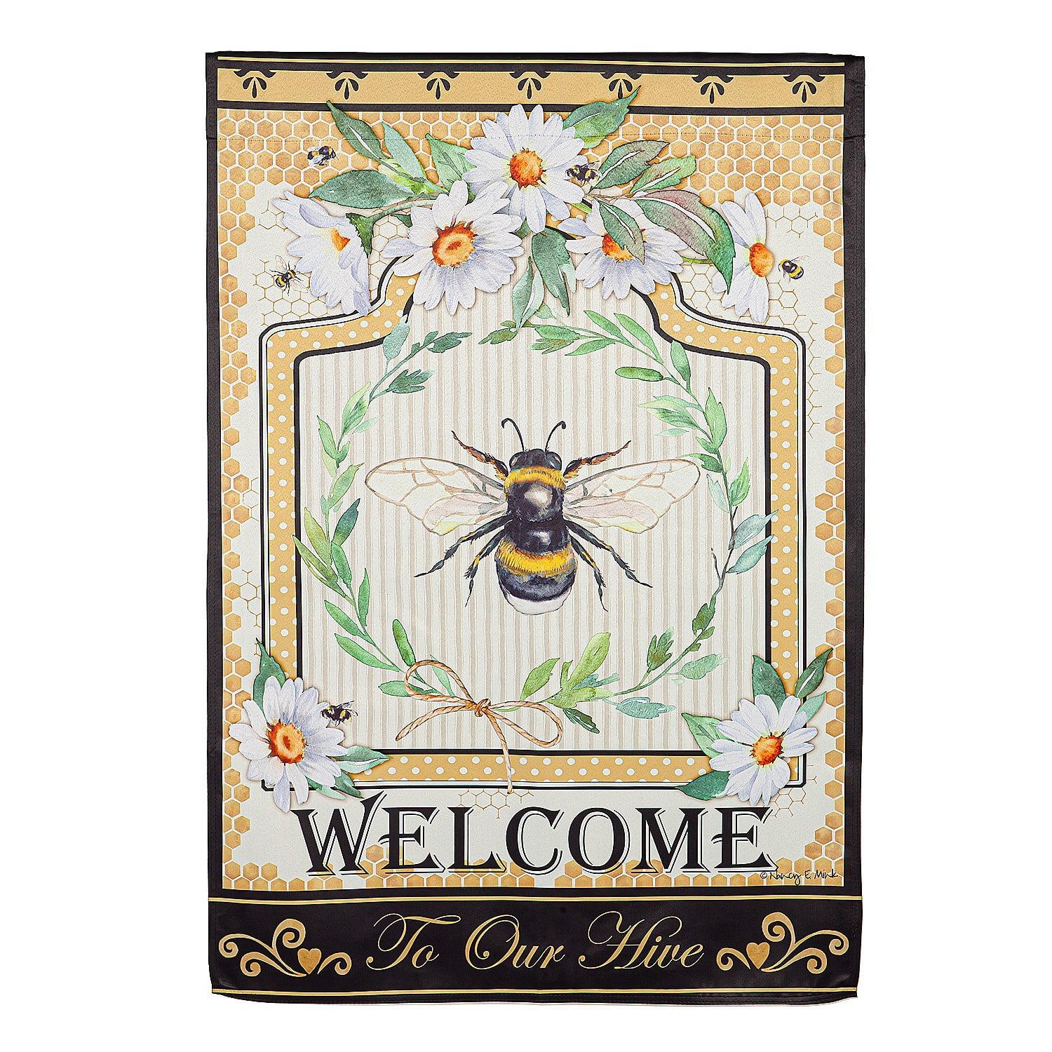 Humble Bee Suede House Flag