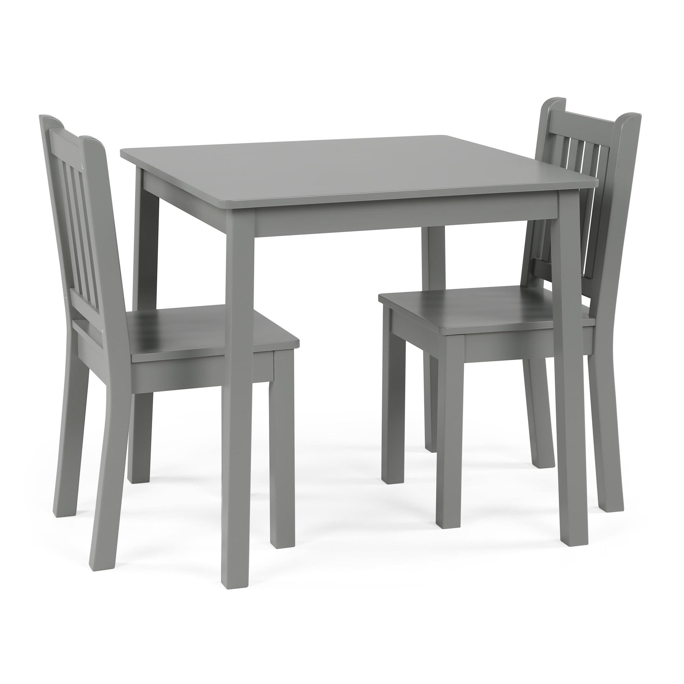 3pc Kids' Wood Table and Chair Set - Humble Crew