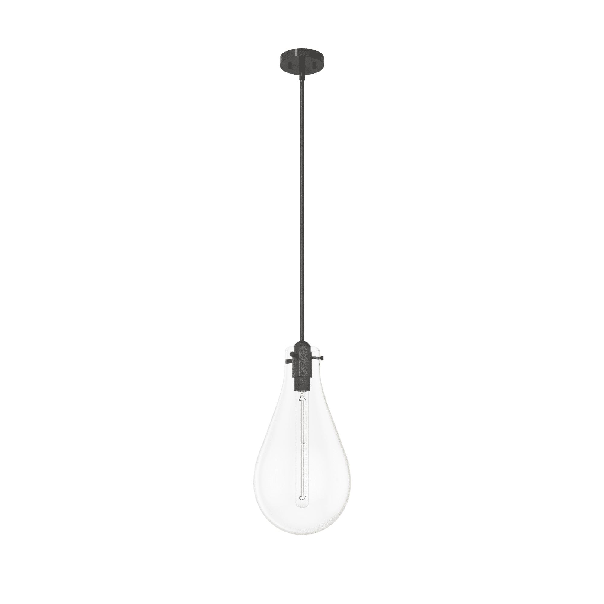 Lundin 1 - Light Single Tear Drop Pendant