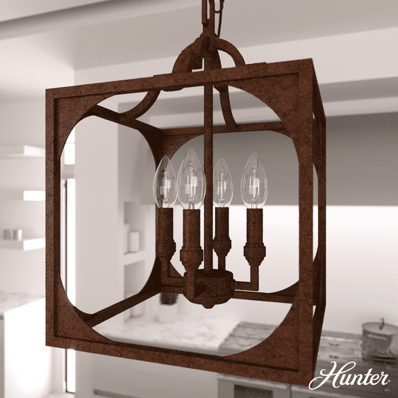 Highland Hill 4 - Light Lantern Square / Rectangle Chandelier