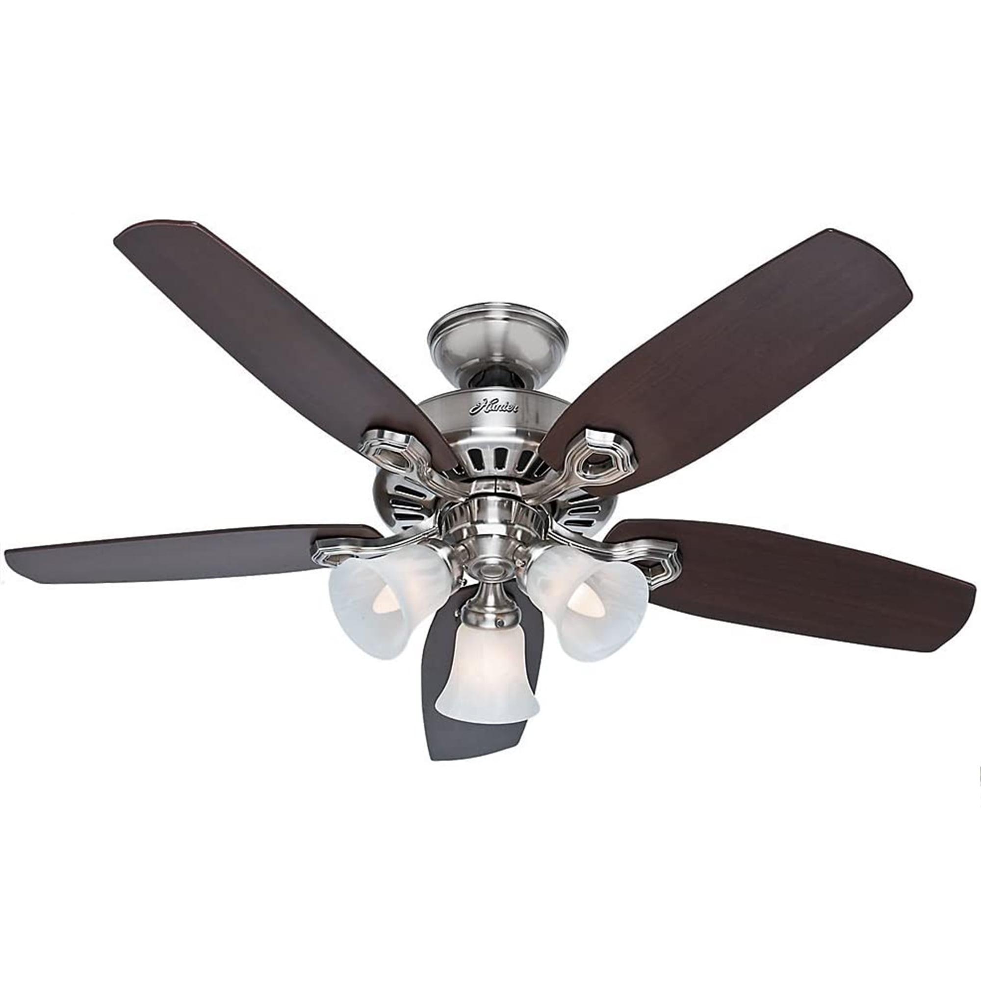 42" Builder 5 - Blade Standard Ceiling Fan with Pull Chain and Light Kit Included