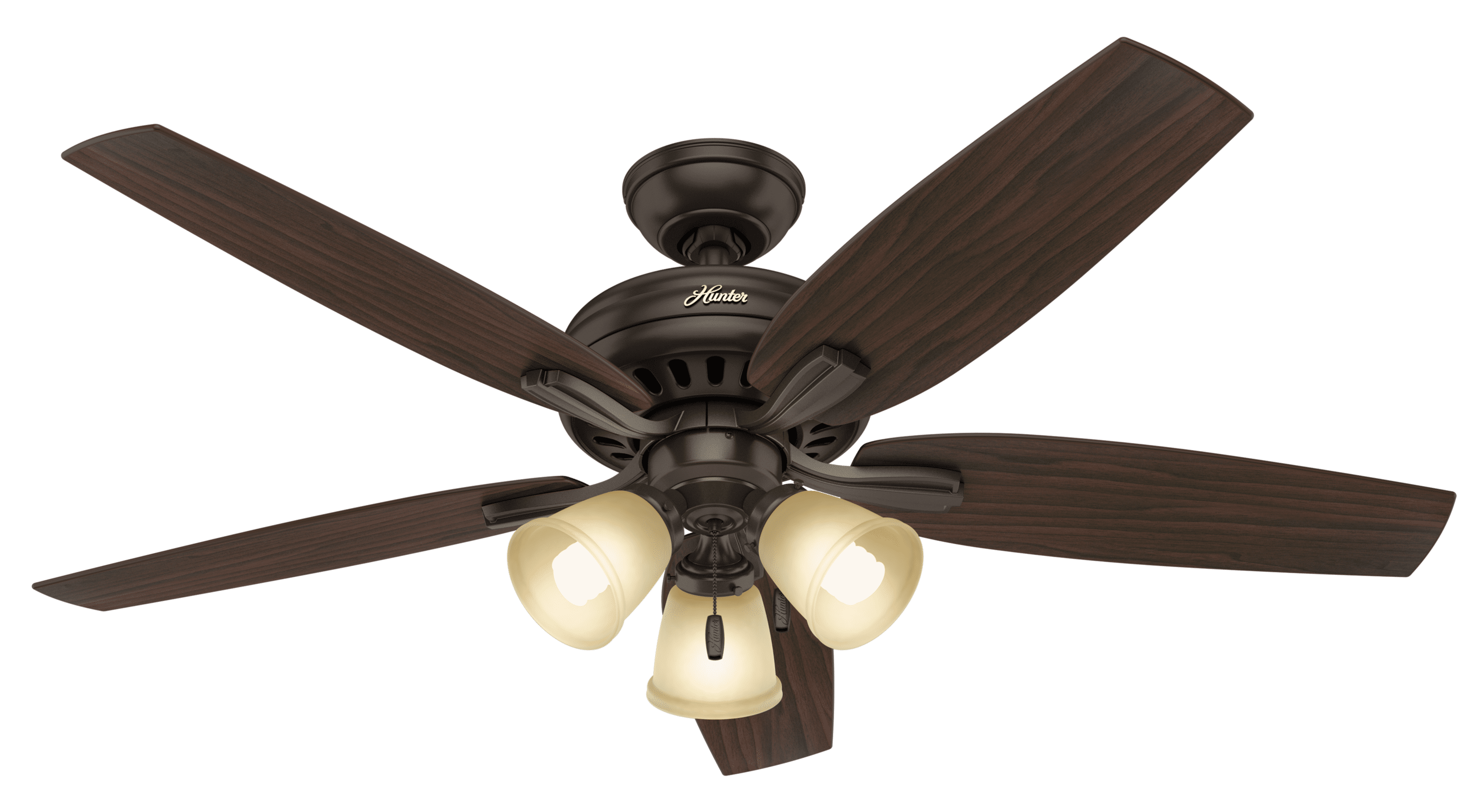 52" Newsome 5 - Blade Standard Ceiling Fan with Pull Chain and Light Kit Included